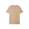 OFF-WHT T-shirt Embroidered Logo Print Brown