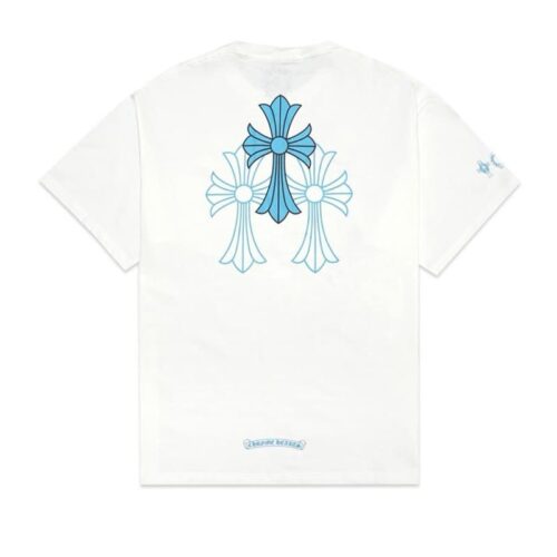 CHRM HRTS T-Shirt Triple Cross Logo White