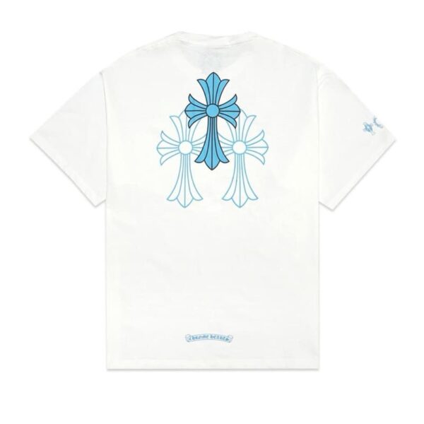 CHRM HRTS T-Shirt Triple Cross Logo White