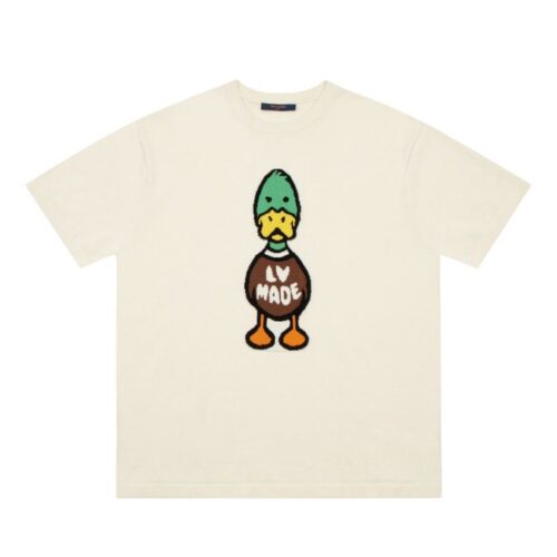 LV T-shirt Duck Beige