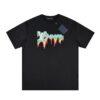 LV T-Shirt Drip Print Black
