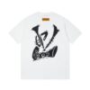 LV T-shirt White Instrument Graphic