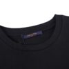 LV T-shirt Black Embroidered Logo