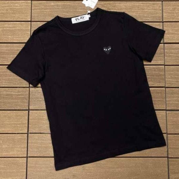 2-40.jpg CDG T-shirt Play Black