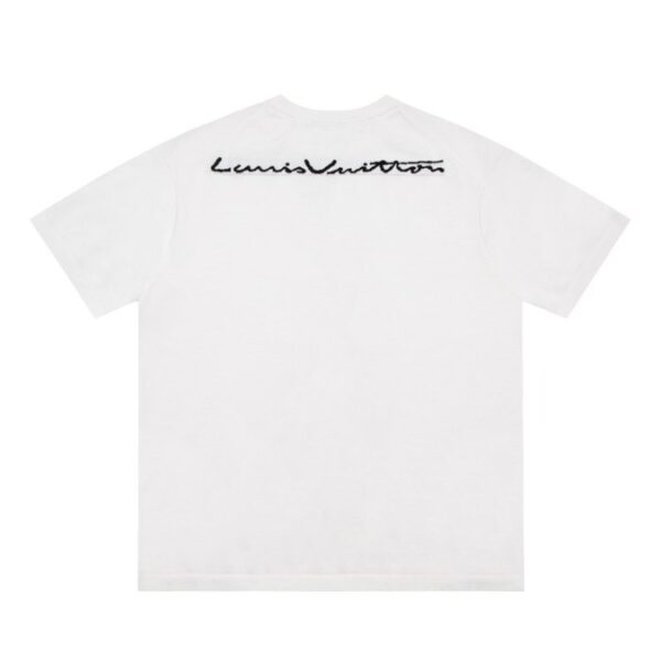 LV T-shirt Cartoon Embroidery