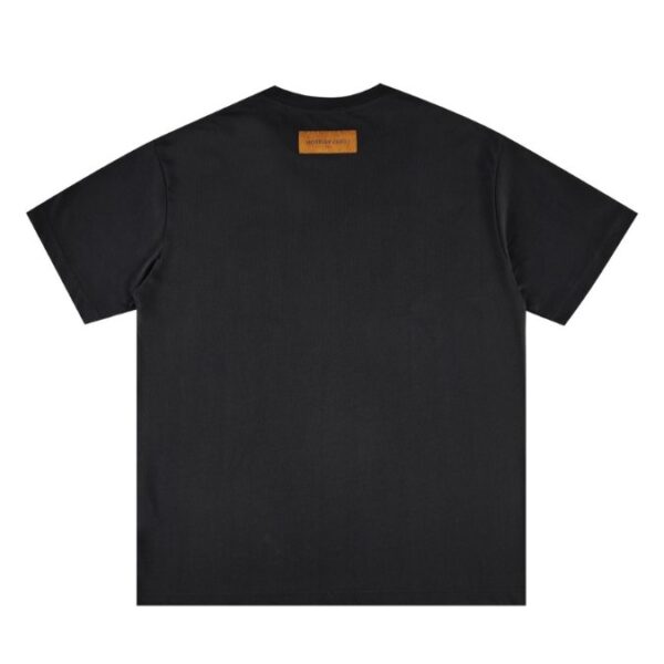 LV T-Shirt Drip Print Black