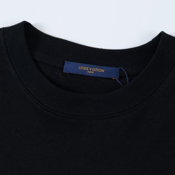 LV T-shirt Black Monogram Pulse