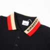 BRBRY Striped Collar Polo Shirt