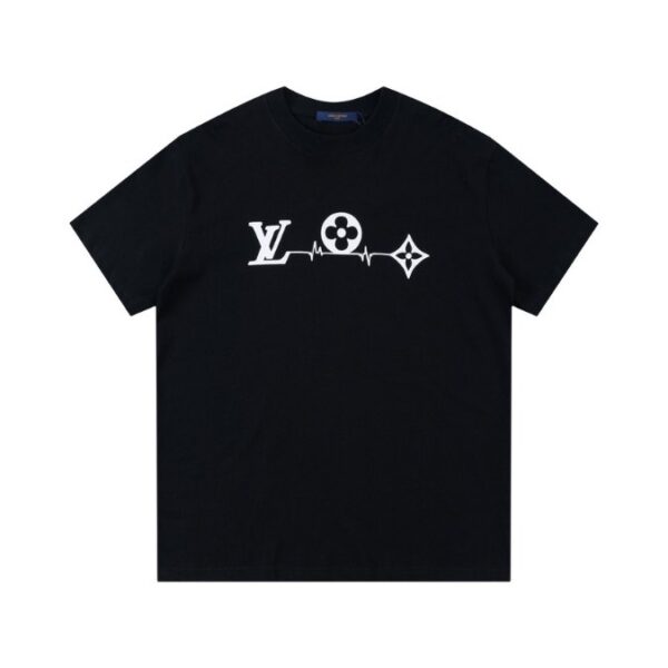 LV T-shirt Black Monogram Pulse