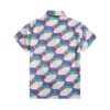 GG T-Shirt Multicolor Pattern Short Sleeve