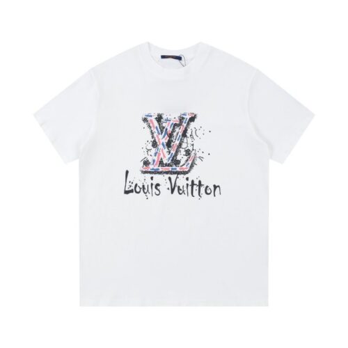 LV T-Shirt Paint-Splatter White