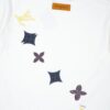 LV T-shirt White Yellow Monogram