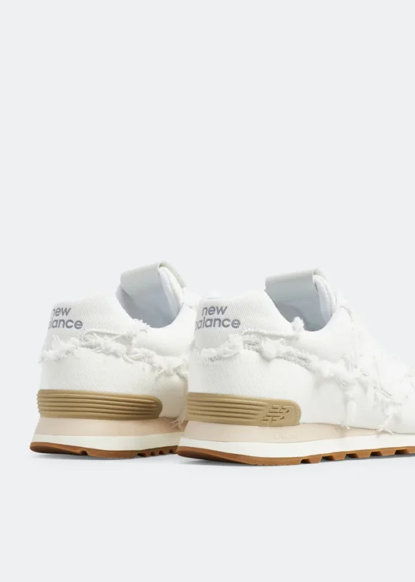 Miu Miu x New Balance 574 denim sneakers