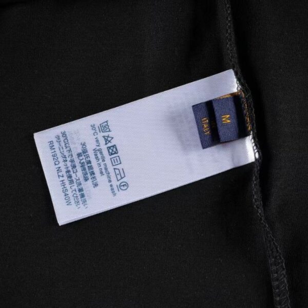 LV T-Shirt Drip Print Black