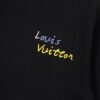 LV T-shirt Black Yellow Monogram