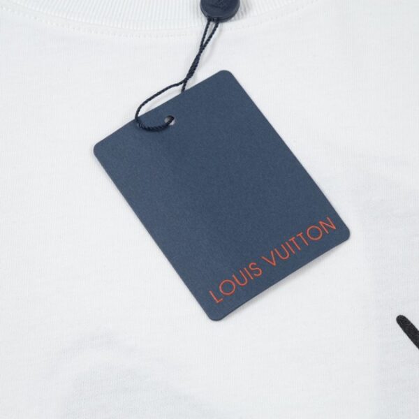 LV T-shirt White Instrument Graphic