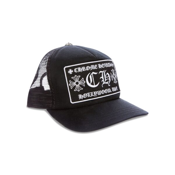 764051_01.jpg.jpeg CHRM HRTS Ch Hollywood Trucker Hat ‘Black’