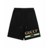 EFEF-1.jpg GG Shorts Logo Print Black