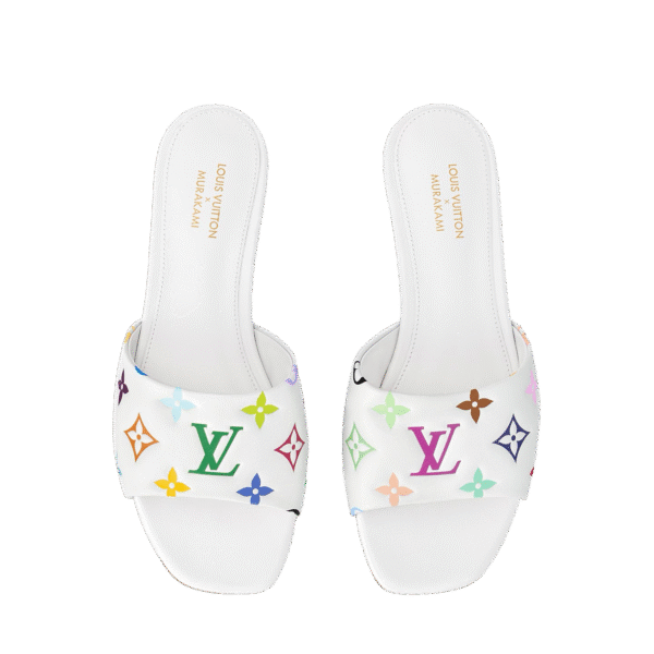 LV -TM 6AM Flat Mule White
