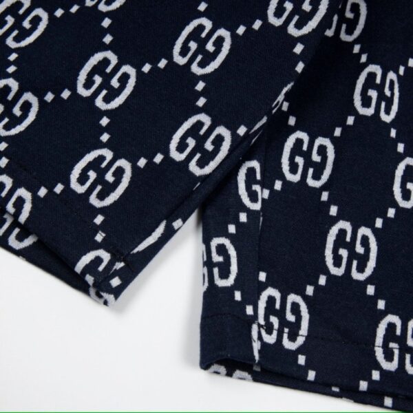 REGRG-2.jpg GG Shorts Monogram Stripe Navy
