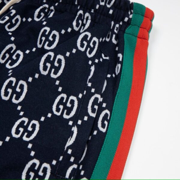 REGRG-7.jpg GG Shorts Monogram Stripe Navy