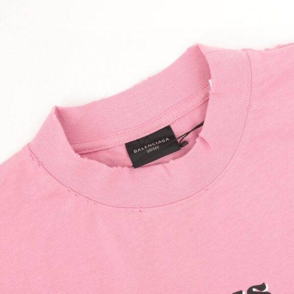 SEDFS-4.jpg BLNCG T-shirt Graphic Slogan Distressed Pink