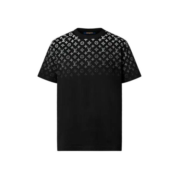 LV T-shirt Gradient Cotton Black