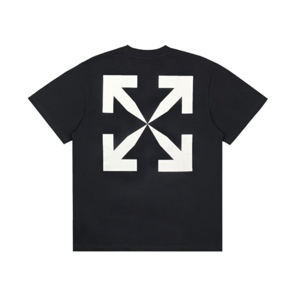 OFF-WHT T-shirt Arrows Logo Black Oversized