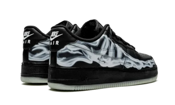 AF1 Low Black Skeleton
