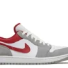 AIR JORDAN 1 LOW ‘LIGHT SMOKE GREY GYM RED’