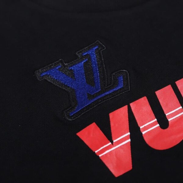 LV x Basket T-shirt  Crossover Round Neck Printing