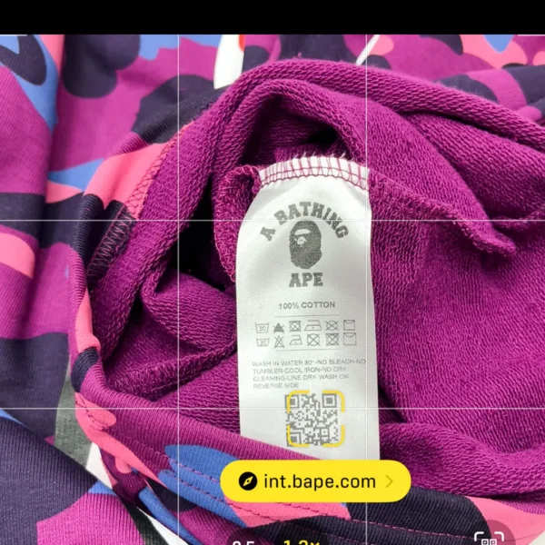 bape22.webp BP Shorts Camo Shark Shorts Purple