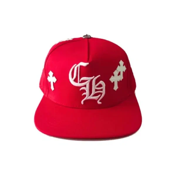 cap-chrome-hearts-cross-patch-red-ch119.webp Cap Chrome Hearts Cross Patch Red CH119