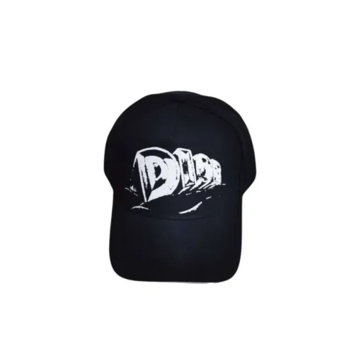 Cap Dior Black Adjustable Logo DO057