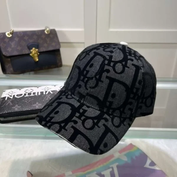 cap-dior-black-monogram-adjustable-do058.webp Cap Dior Black Monogram Adjustable DO058