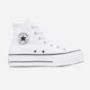 Converse All Star- Blancas Raya Negra Plataforma