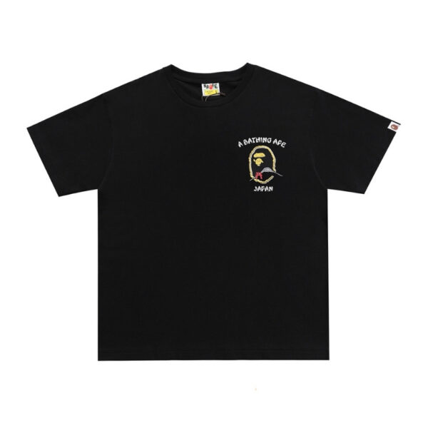 BP T-shirt Japan Map Embroidery Black
