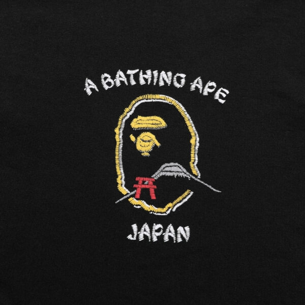 BP T-shirt Japan Map Embroidery Black