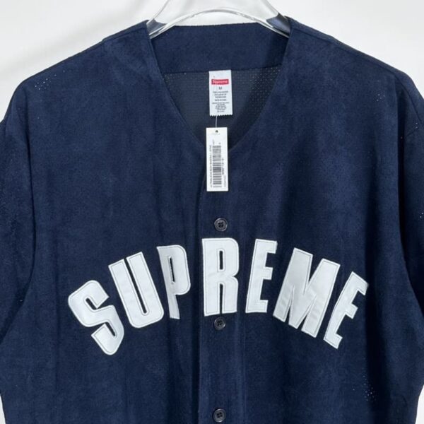 dfdfgdf9023-3.jpg SPRM Jersey Button-Up Velour Logo Navy