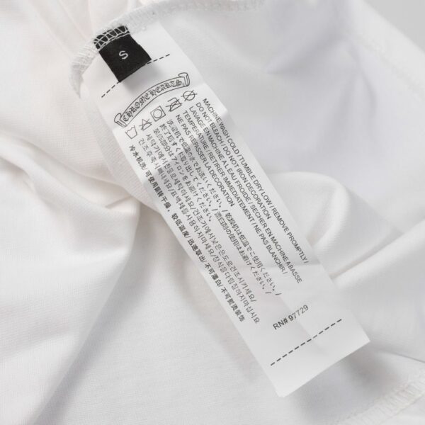 CHRM HRTS T-shirt White Cross Embroidery