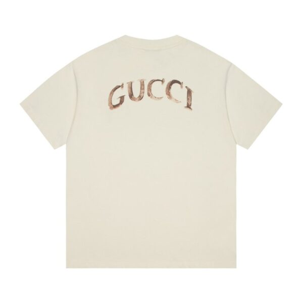 dfghgf-2.jpg GG T-shirt Distressed Logo Beige