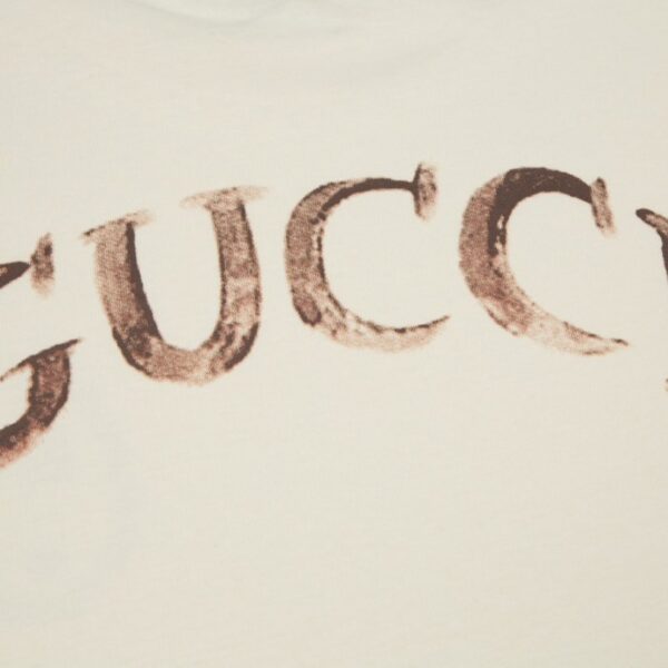dfghgf-6.jpg GG T-shirt Distressed Logo Beige