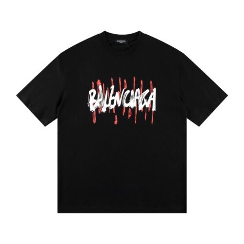 BLNCG T-shirt Graffiti Print Black