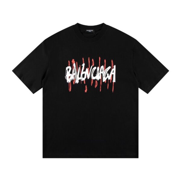 dfhfdh-2.jpg BLNCG T-shirt Graffiti Print Black