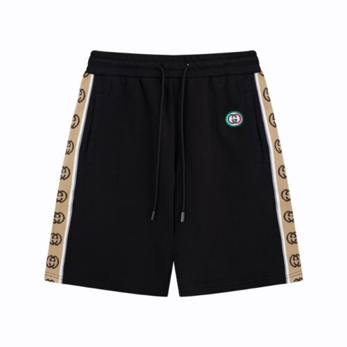 dthh-3.jpg GG Shorts Monogram Trim Black