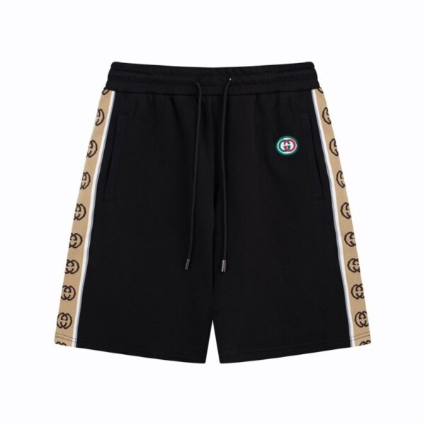 dthh-3.jpg GG Shorts Monogram Trim Black