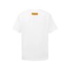 LV T-shirt White Gradient Logo