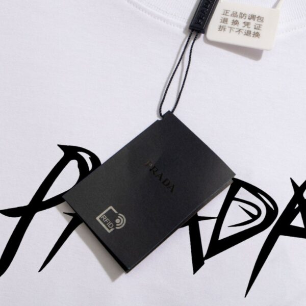 PRD T-shirt Milano White Graphic Logo