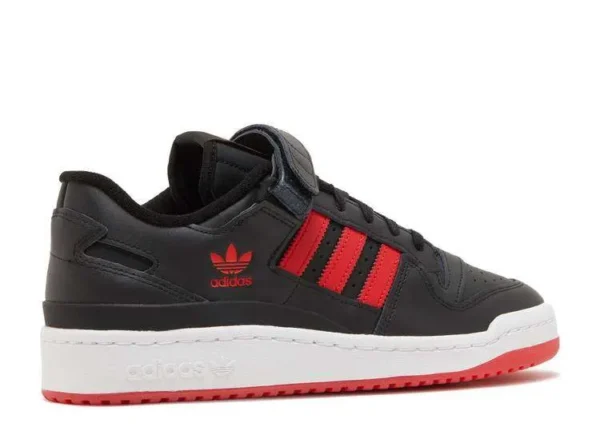 FORUM LOW ‘BLACK VIVID RED’