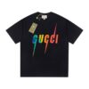 gergg-3.jpg GG T-shirt Rainbow Logo Black